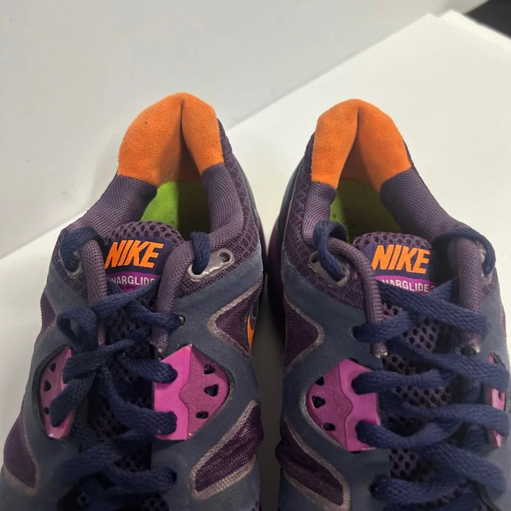 Nike Lunarglide 3 Purple Orange Running Shoes Womens Size 6 454315-605 Sneakers